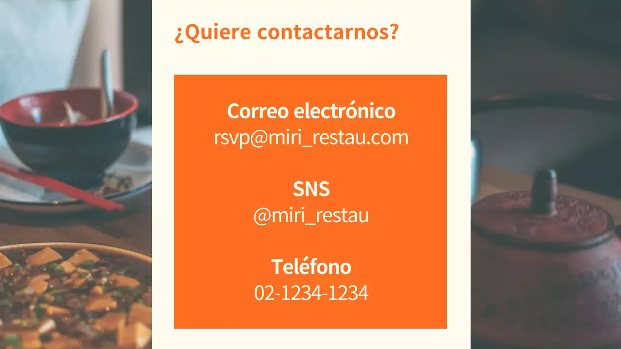 Guía de restaurantes de Orange