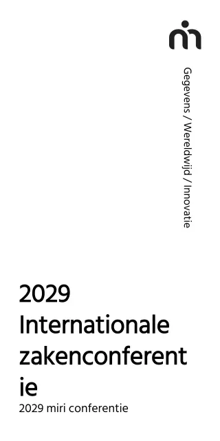 Lezing op de conferentie Modern zakendoen