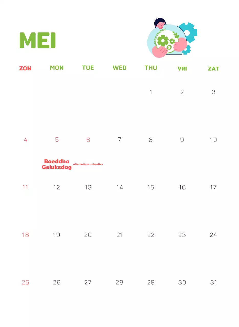 Een sociale stichting die de feestdagen viert met kleurrijke illustraties van mensen en de planeet.