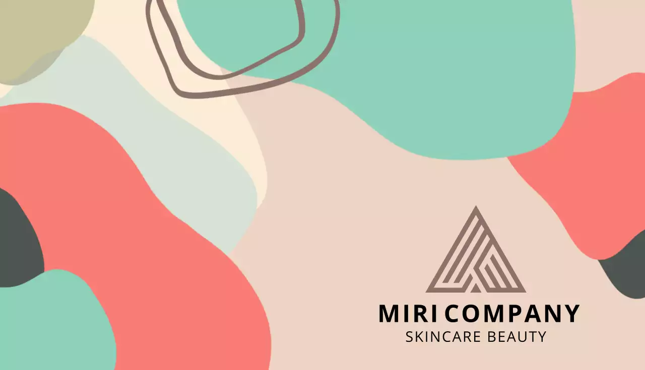 Beige Modern Beauty Business Card