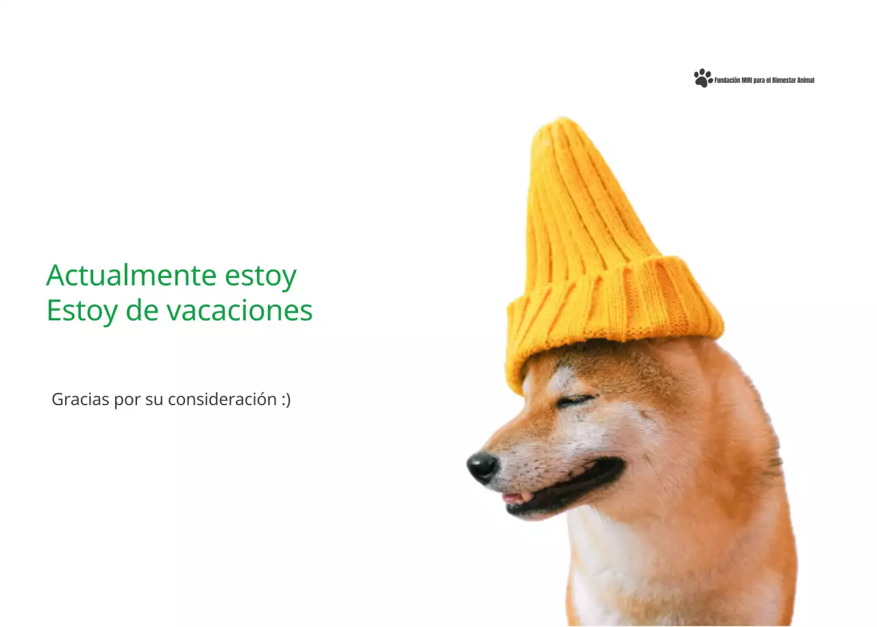 Un calendario con una foto de un cachorro y un bonito mensaje en color verde
