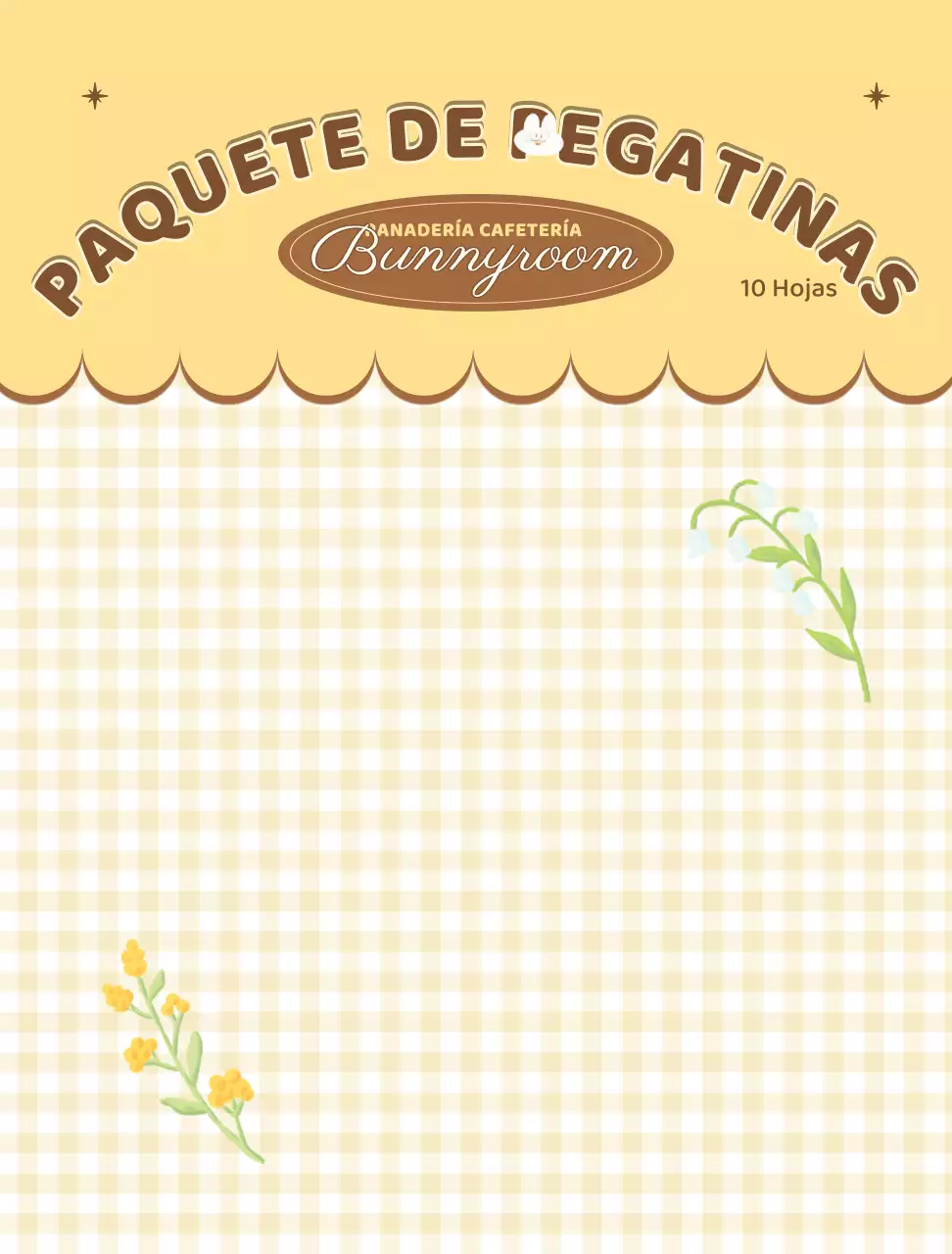 Papel pintado lindo del paquete de la etiqueta engomada de la ilustración coloreada del lápiz de la panadería