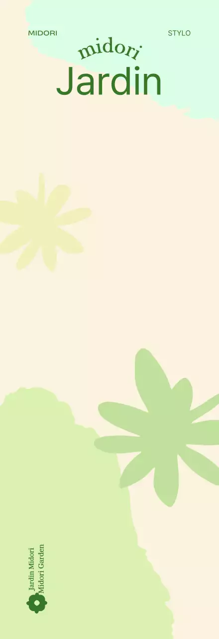 Stylo à bille marchandise fond d'un jardin botanique écologique