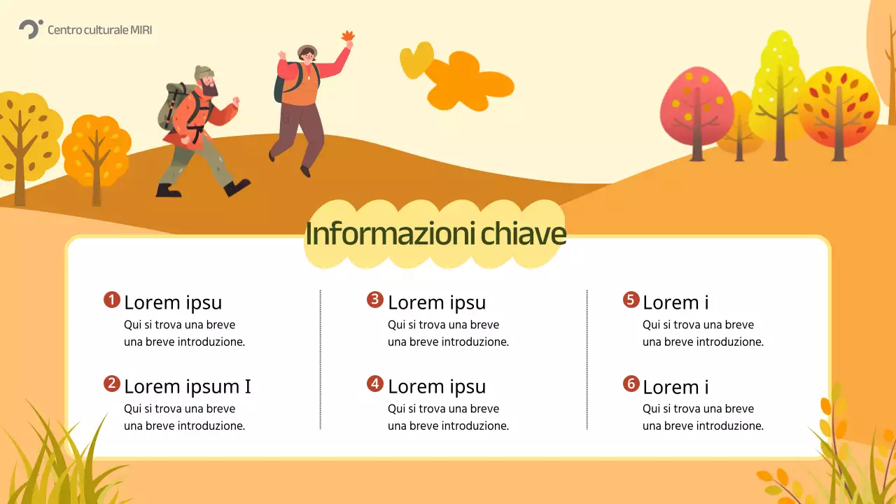 Guida agli eventi autunnali di Orange Nature