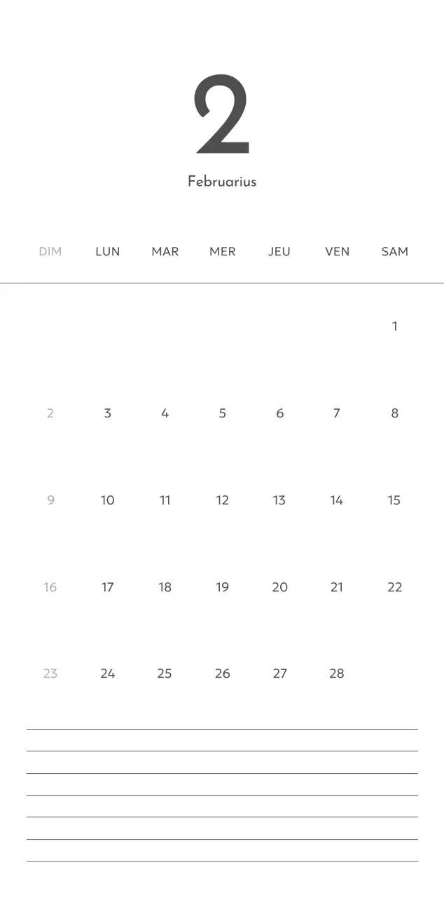 Un calendrier photo à l'allure urbaine et épurée