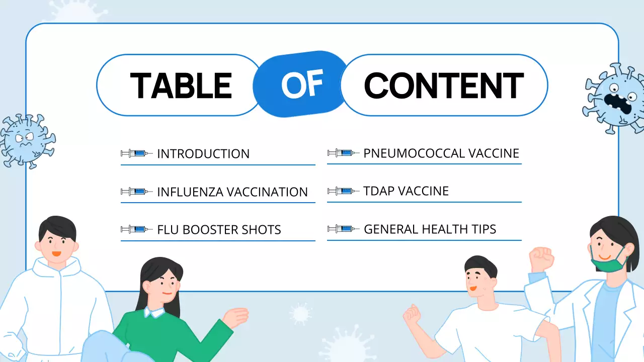 Blue Simple Healthcare Guideline Presentation