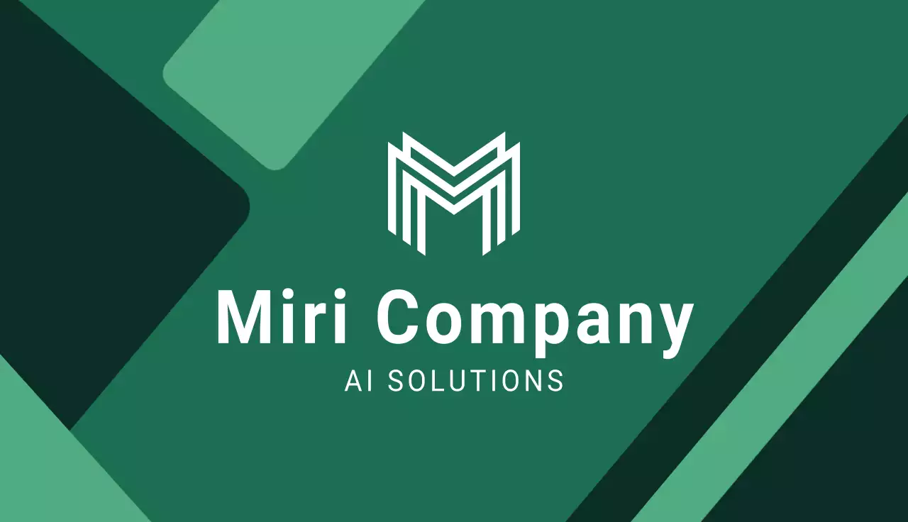 Green Modern Business Card