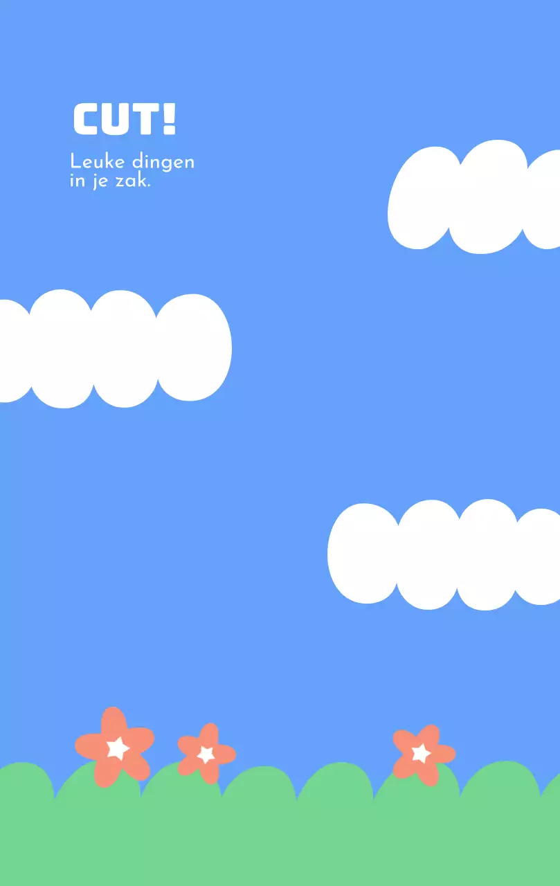 Schattig sleutelhangerbehang in blauw