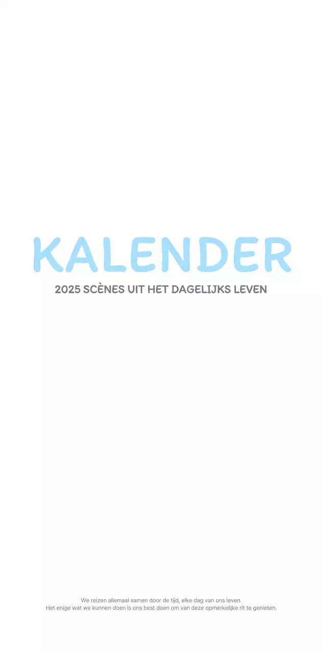 Schattige kalenders met schattige illustraties