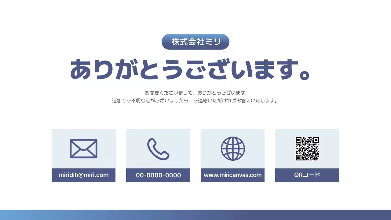 青 モダン 事業計画書 企画書 プレゼンテーション