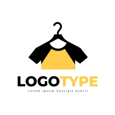 Yellow Minimal Design Logo