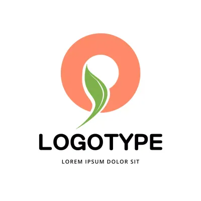 Coral Minimal Design Logo