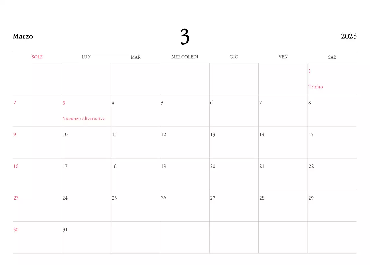 Colori caldiChiese con simpatiche illustrazioni