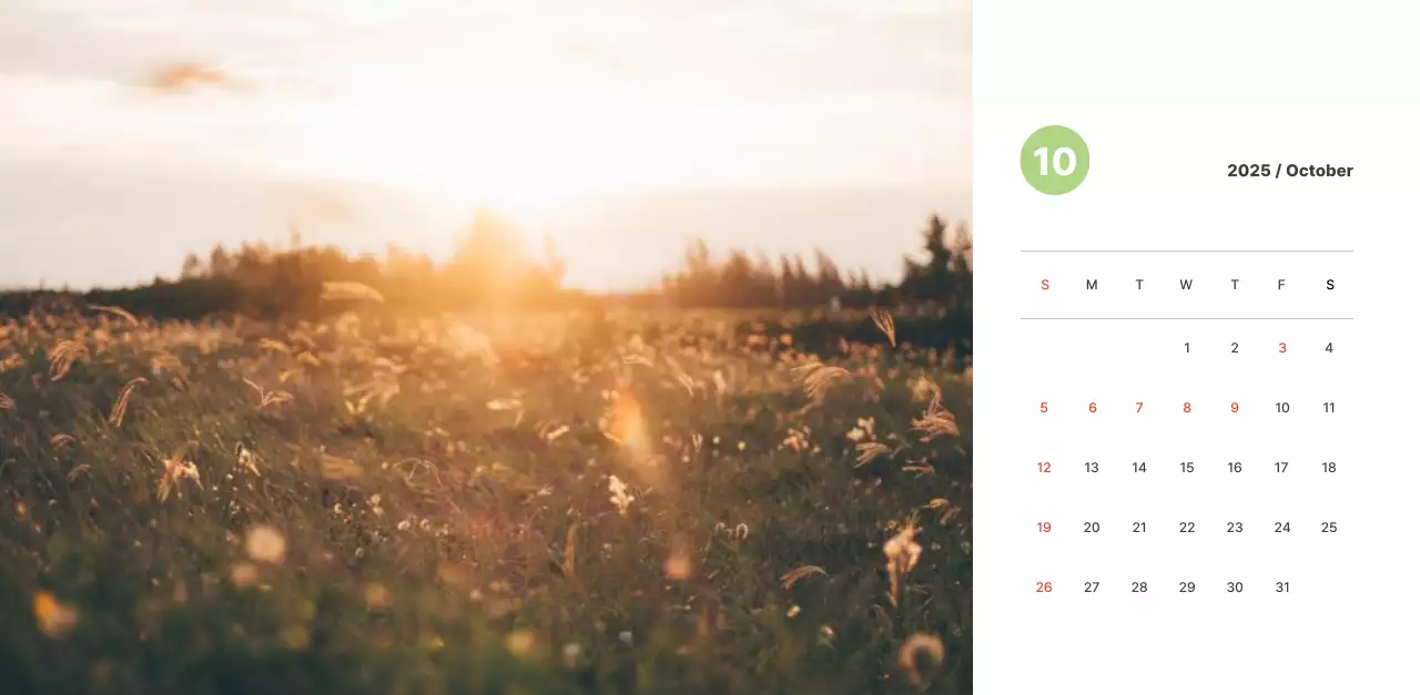 Warm, pastel-colored landscape photography