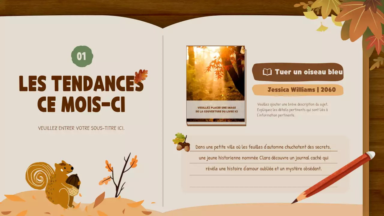 Brown and Beige Natural Autumn Publishing Company Recommandations de livres