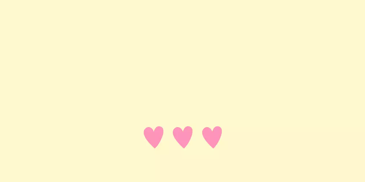 Cute yellow heart header tack