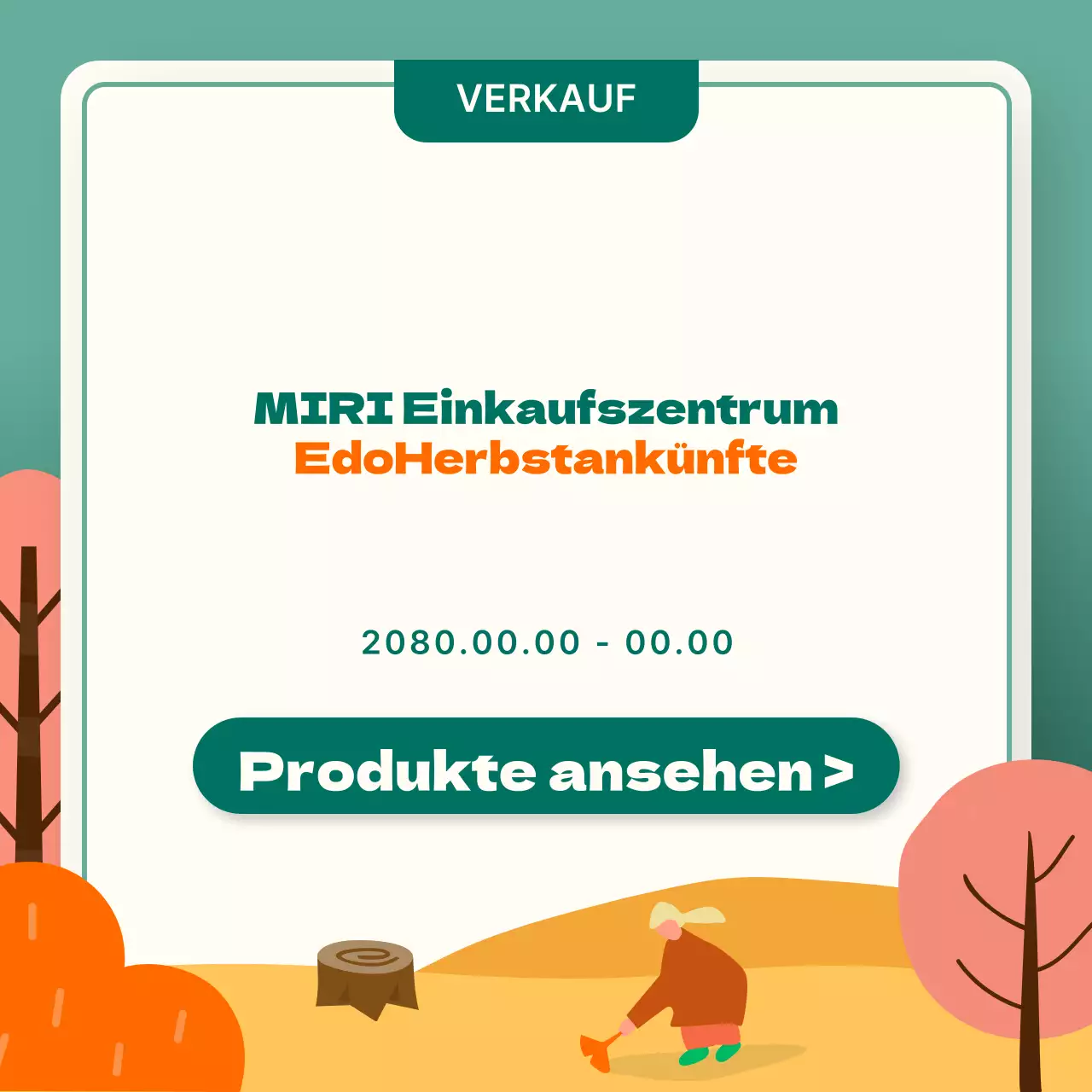 Orange Herbst Promotion