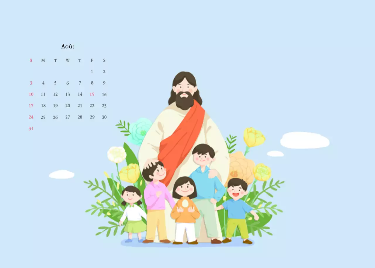 Des églises aux couleurs chaudes et des illustrations mignonnes