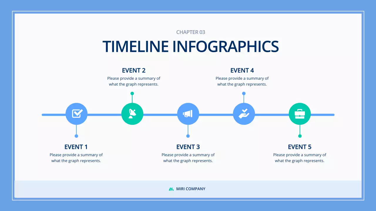 Presentasi Panduan Infografis Modern Biru