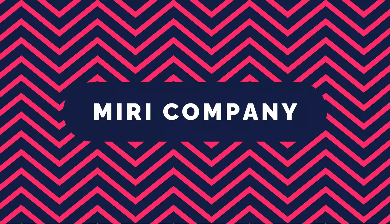 Navy Modern Business Card