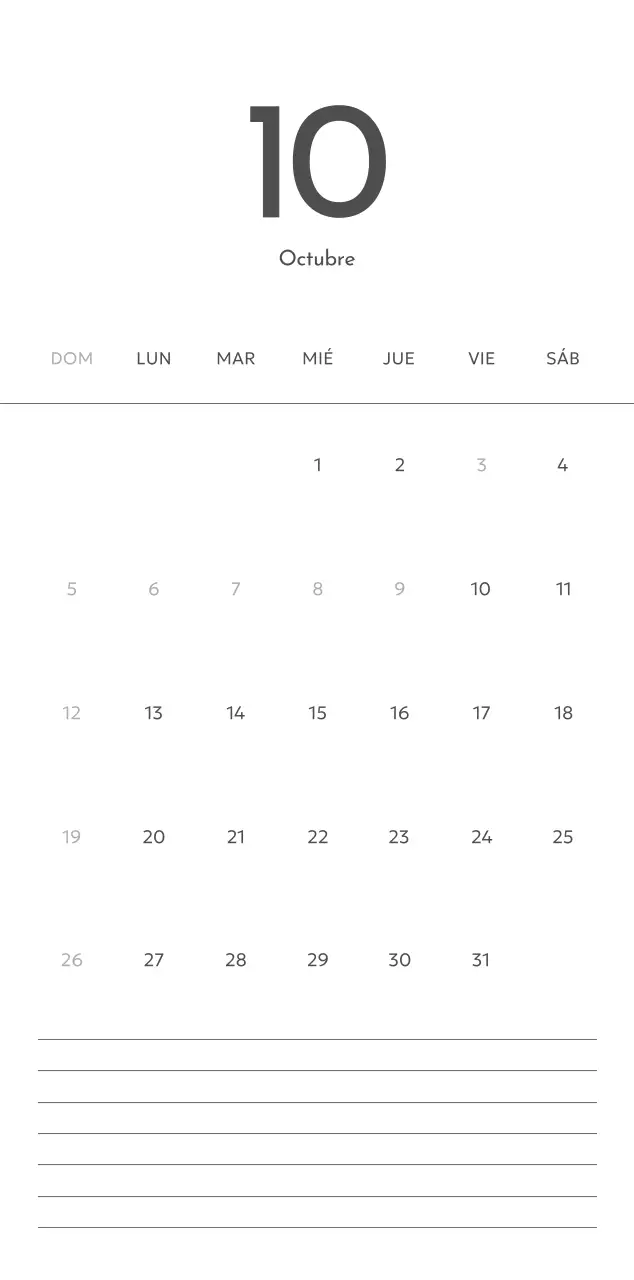 Un calendario fotográfico con un toque limpio y urbano