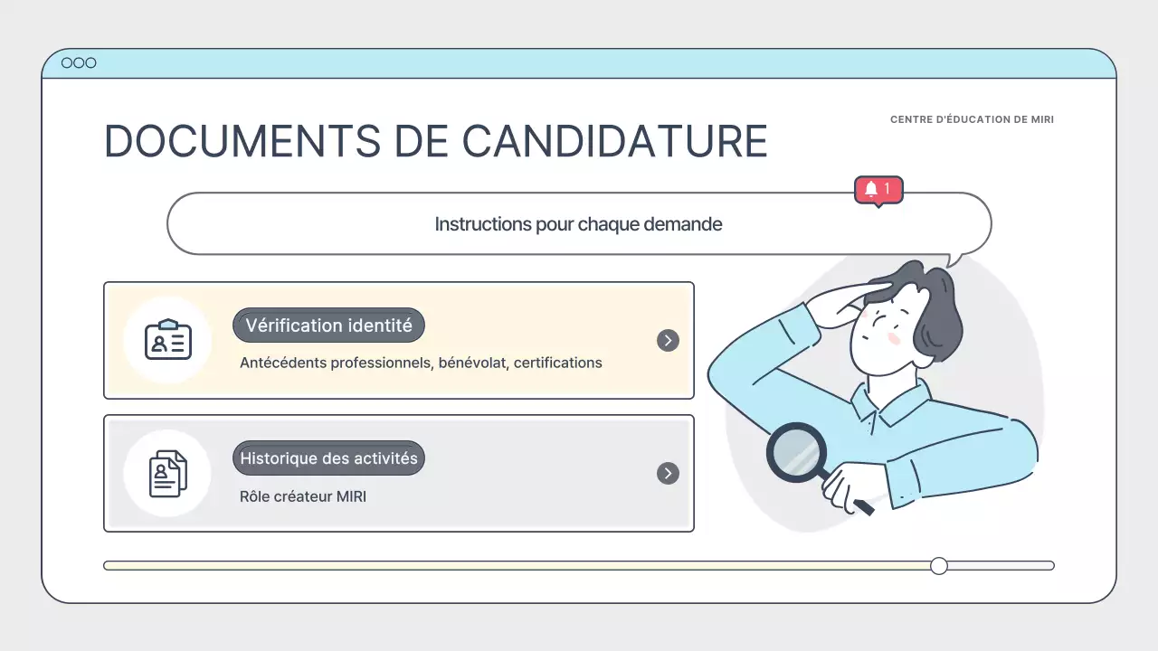 Guide de formation du créateur simple, blanc et bleu clair