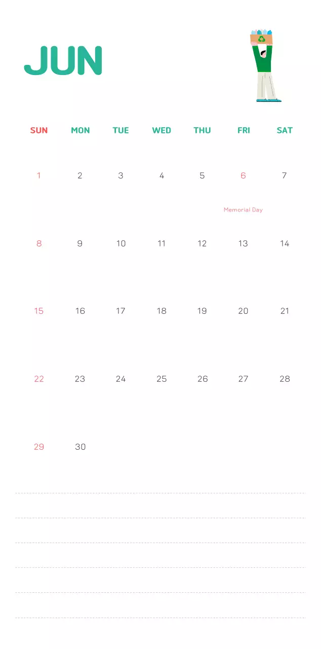 A colorful holiday celebration with illustrations of conservationists and the planet.