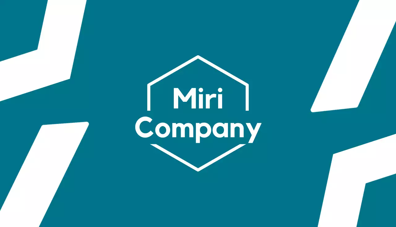 Teal Simple Business Card