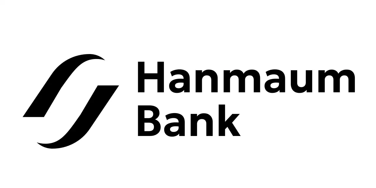 심플한 은행 로고 홍보