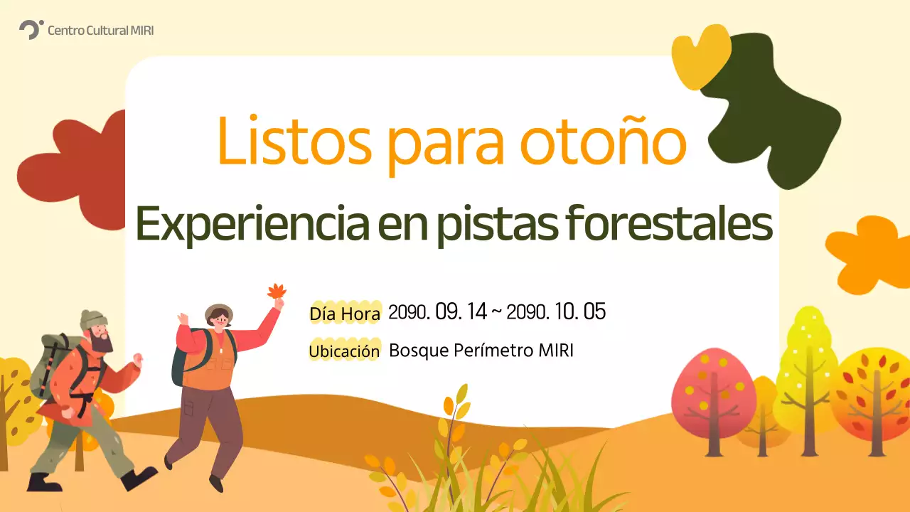 Guía de eventos de otoño de Orange Nature