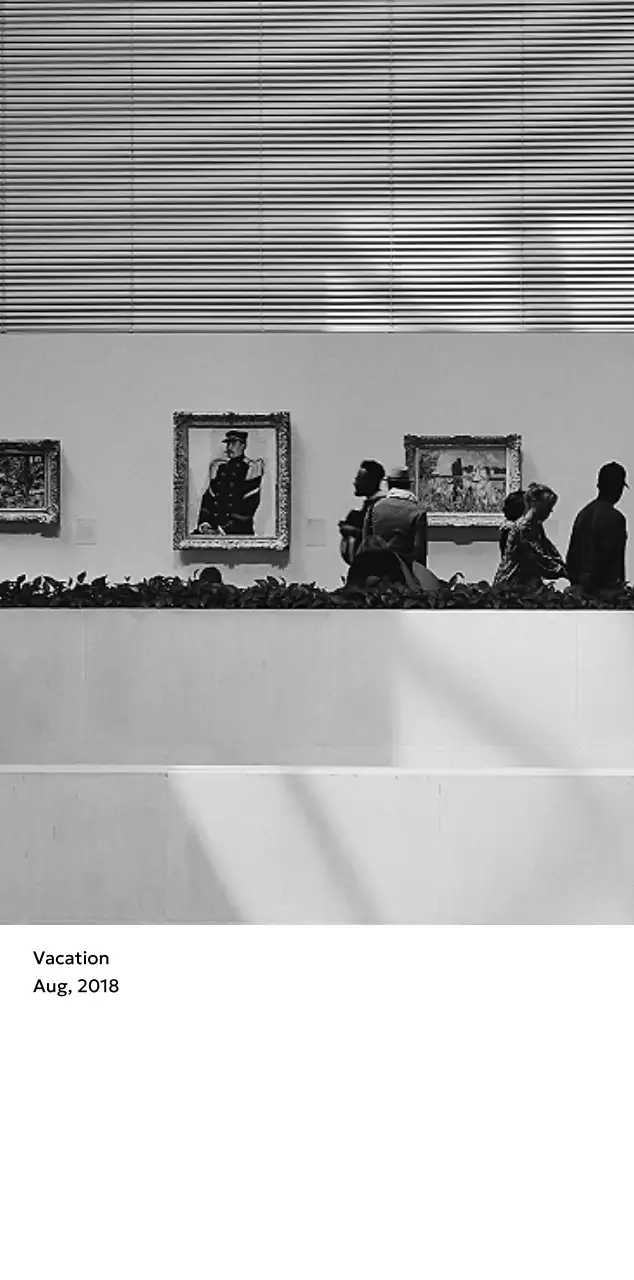 A photo calendar with a clean, urban look