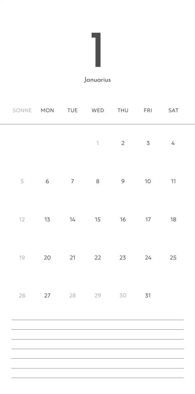 Ein Fotokalender mit klarem, urbanem Charakter