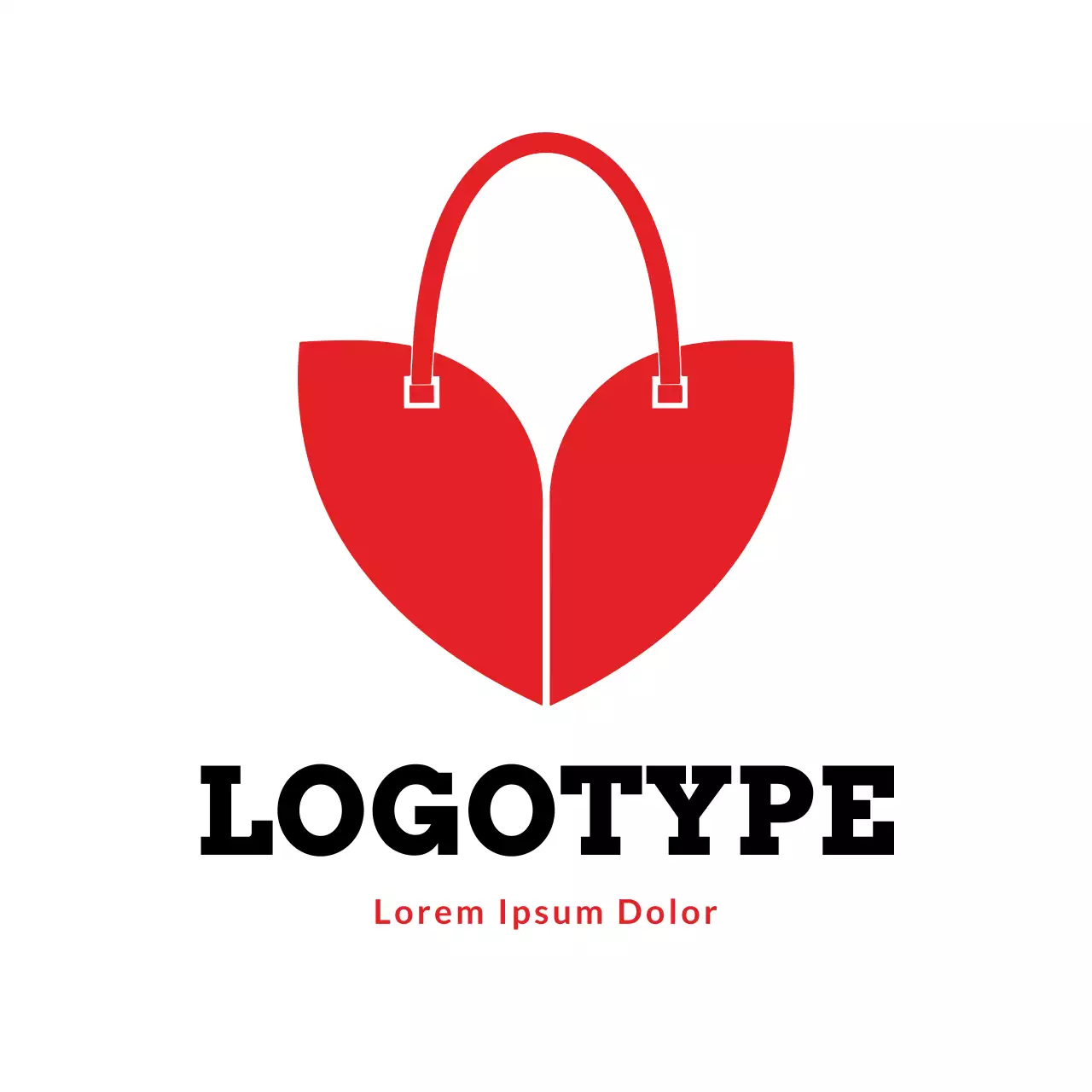 Red Simple Fashion Logo