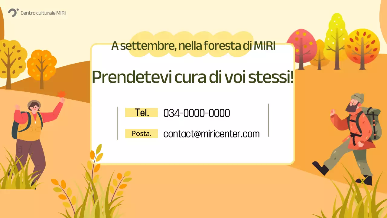 Guida agli eventi autunnali di Orange Nature