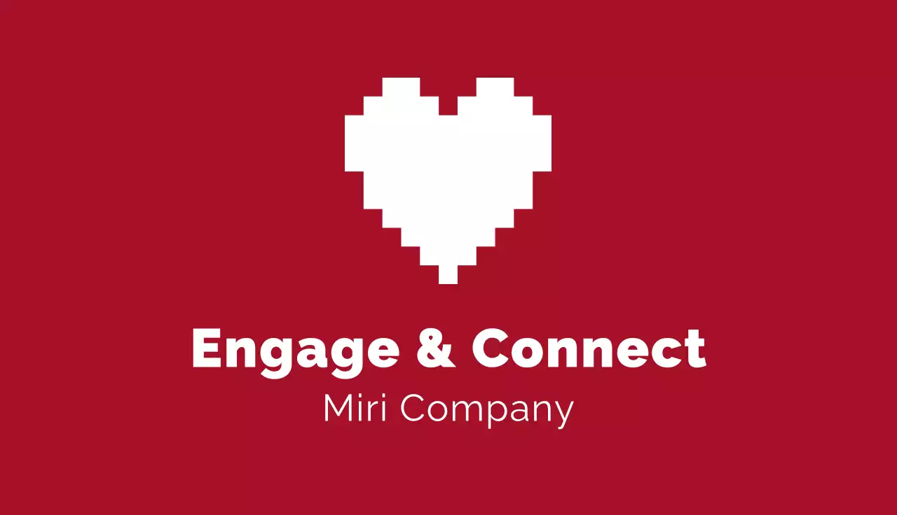 Red Simple Business Card