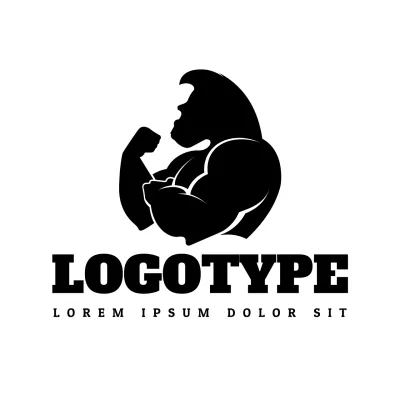 Black Bold Fitness Logo