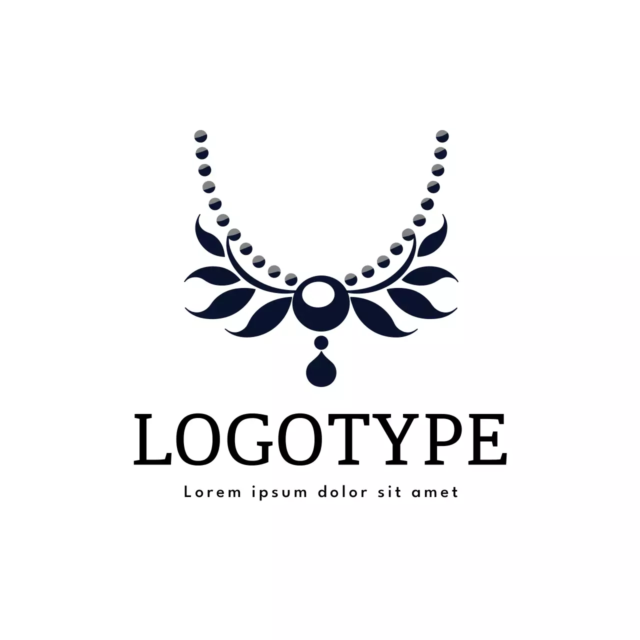 Black Elegant Jewelry Logo