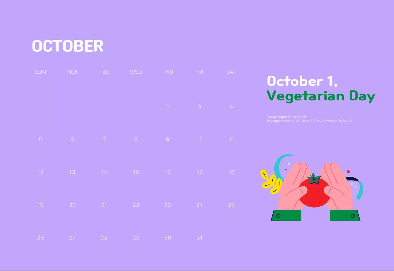 A colorful holiday celebration with illustrations of conservationists and the planet.