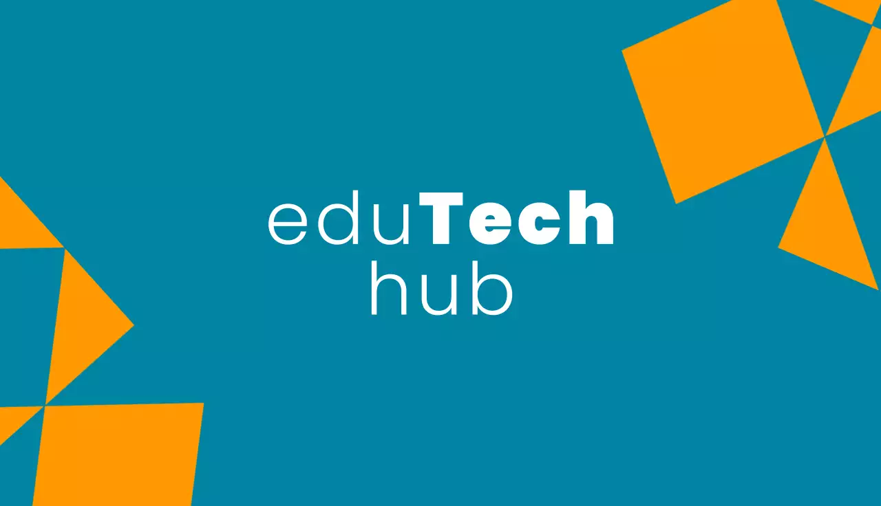 Orange Geometric Business Card