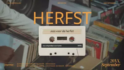 Promoot Orange Vintage Muziek