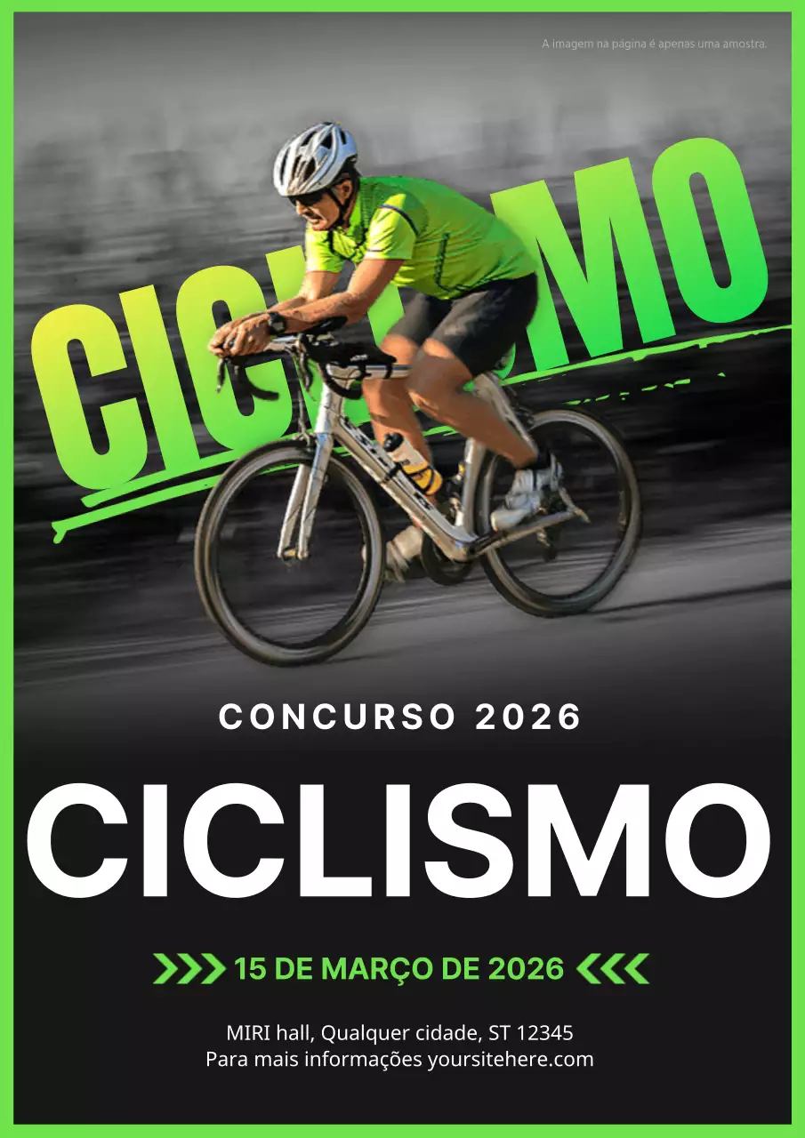 promoção do ciclismo green bold