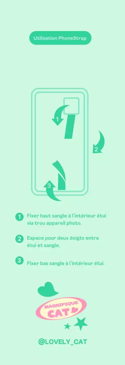 Papier peint pastel et kitsch PhoneStrap