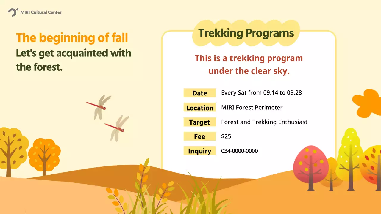 Presentasi Panduan Pendakian Orange Rustic