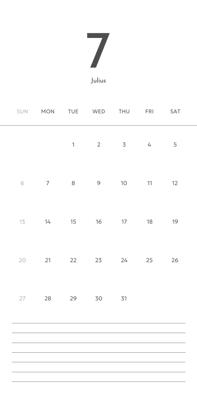 A photo calendar with a clean, urban look