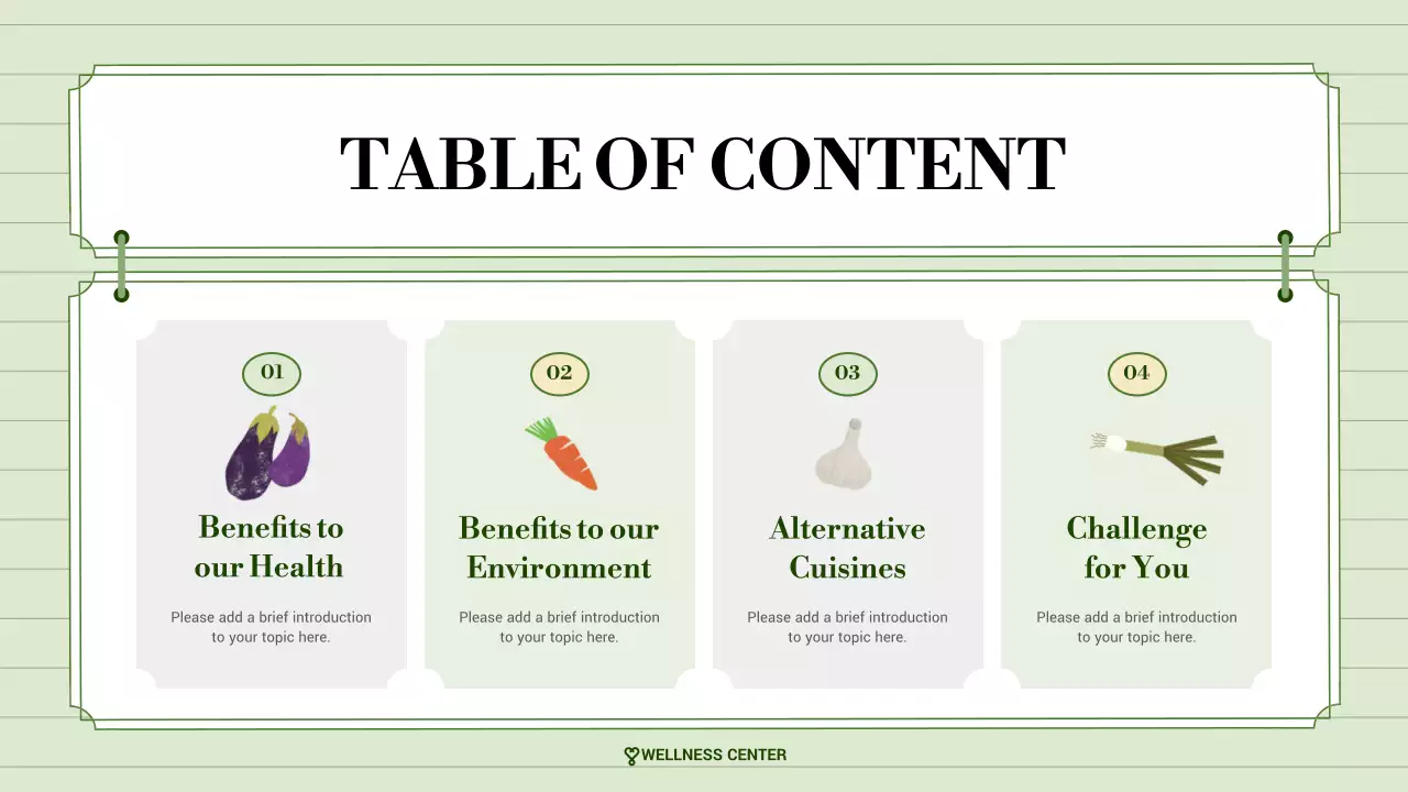 Green Simple Wellness Promotion Presentation