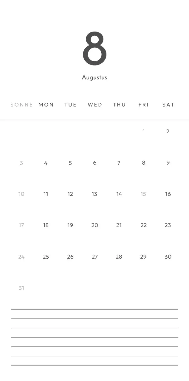 Ein Fotokalender mit klarem, urbanem Charakter