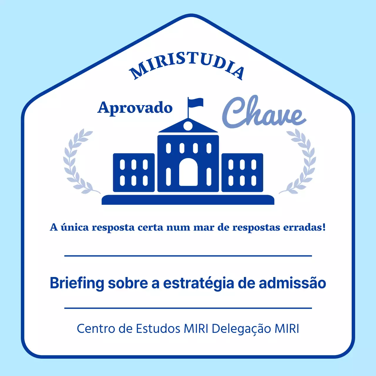 Promote Blue's Simple Admissions Strategy Briefing