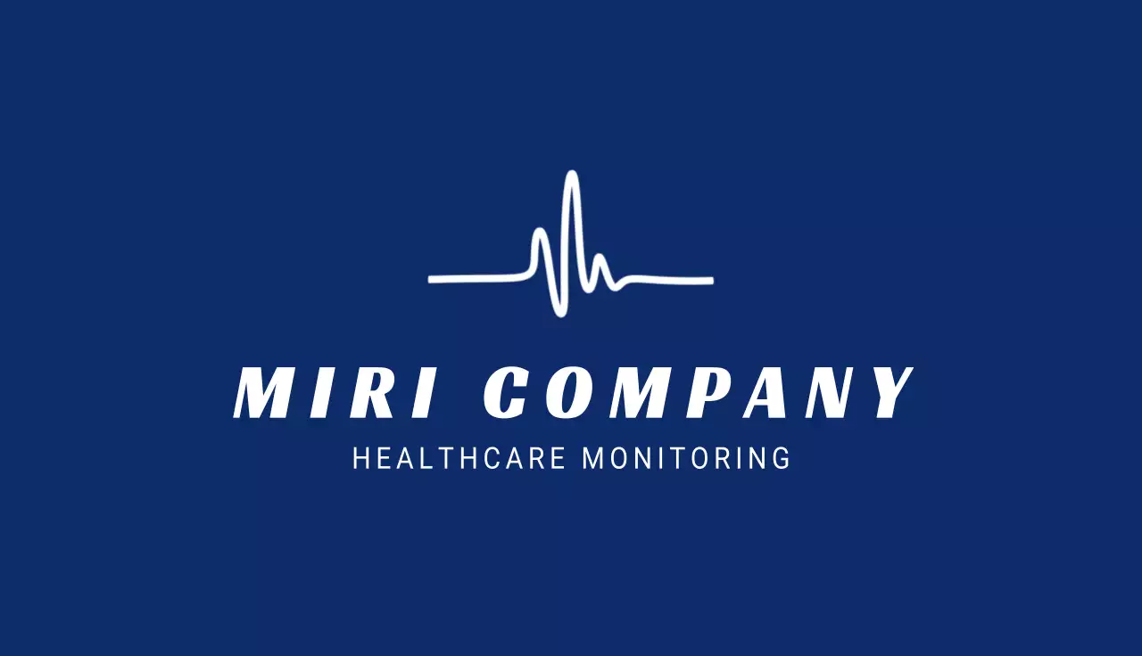 Blue Minimalist Healthcare Business Card