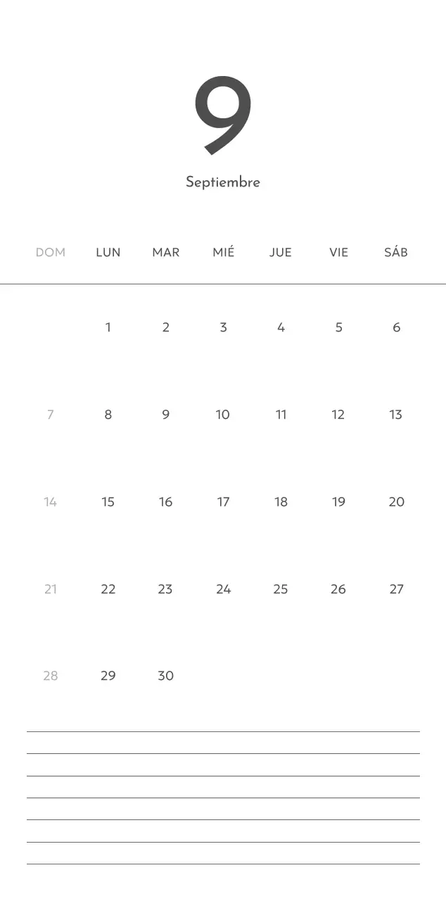 Un calendario fotográfico con un toque limpio y urbano