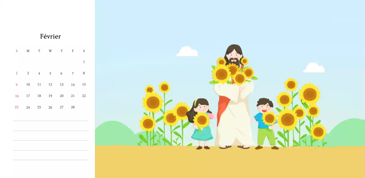 Des églises aux couleurs chaudes et des illustrations mignonnes